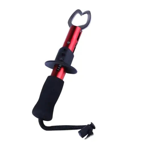 Modern Yardwe Fish Lip Keeper Tool Fish Clamp Nose Pliers Fish Lip Holder Fish Grabber Gaff Hook Fish Grip Holder Fish Clamps Sturdy Metal Gripper Fishing Fish Scales