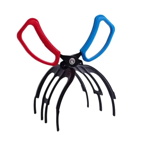 Deal Yardwe Fishing Pliers Gripper, 2pcs Metal Fish Control Clamp Fishing Locking Clamp Grabber 3 Claw Tong Grip Tackle Tool Control for Saltwater Freshwater Fishing Gear