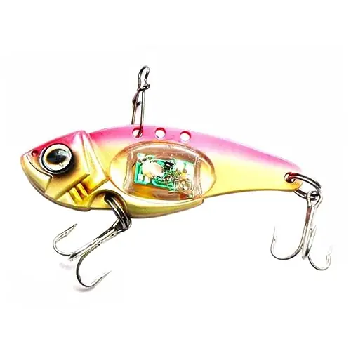 Yardwe Luminous Bait Lights Walleye Lures for Sinking Artificial Lures Metal Fish Lure Fishing Swimbaits Fishing Accessories Flashing Fishing Lure Electronic Led Electrical Appliance Fast Shipping