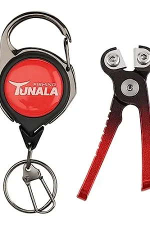 YIWENG Fishing Pliers, Aluminum Alloy Mini Fishing Line Cutters with Retractors Fishing Pliers Free Shipping