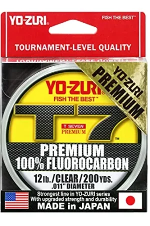 Yo-Zuri T7-12LB-CL-200YD: T-7 Premium Fluorocarbon 12B 200Yd, Clear Hot Deal