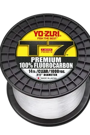 Yo-Zuri T7-14LB-CL-1000YD: T-7 Premium Fluorocarbon 14Lb 1000Yd, Clear Viral