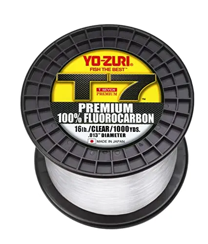 Yo-Zuri T7-16LB-CL-1000YD: T-7 Premium Fluorocarbon 16Lb 1000Yd, Clear Buy Direct