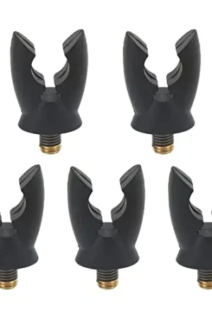 ZLXHDL Fishing Rod Holder, 5pcs Opening Size 1.18in Diameter of Accommodating Fishing Rod 1.2in Fishing Pole Holders, Non Slip Lightweight Portable Rod Holder for 0.4in Interface Within Bulk Order