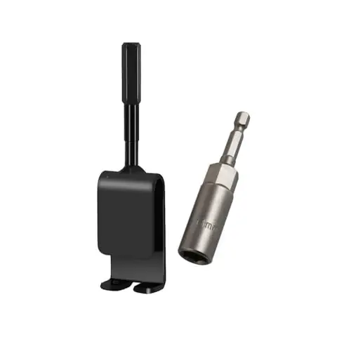 ZORZA 1Set High-Efficiency Ice Anchor Drill Adapter & Ice Fishing Tool Quick Tent Setup with Auger Drill Adapter for Outdoor Winter Camping and Fishing Ice Anchor Tool Direct From Manufacturer