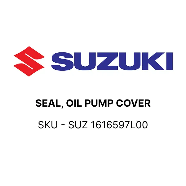 One Day Deal SEAL, OIL PUMP COVER