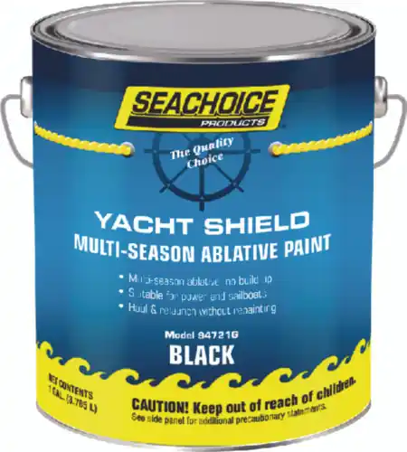 Best Price SeaChoice Boat BLACK Yacht Shield Multi-Season Antifouling Bottom Paint Gallon 94721G