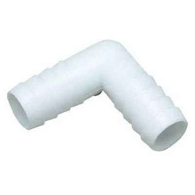 Budget Seachoice 90 Deg Elbow White 1 1/8 I.D. 18221