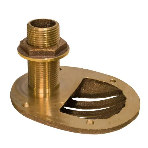 GROCO 2" Bronze Combo Scoop Thru-Hull w/Nut STH-2000-W While Supplies Last