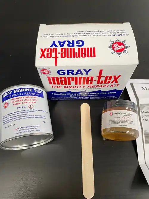 Viral Marinetex 1 Lb. Grey Gray Marine-Tex Kit RM302K