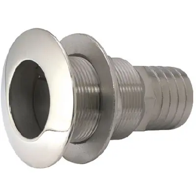 Attwood Marine Stainless Steel Scupper Valve Barbed - 1-1/2" Hose Size66553-3 Bulk Order