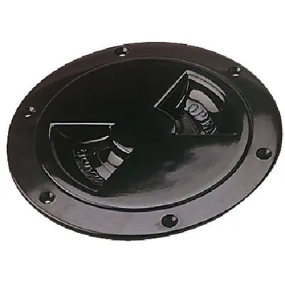 Professional Grade Sea-Dog Line Deck Plate -Screw Out 4" Black 337145-1