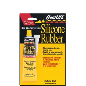 Secure Checkout Boat Life Silicone Tube-White 1141