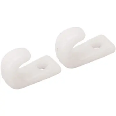 Fast Shipping Sea-Dog Line Lashing Hook 1-Hole White 5Pk 671426-1