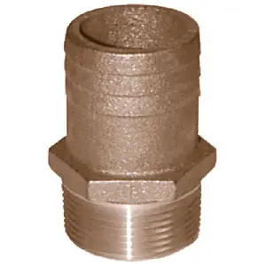 Groco 2-1/2 Npt X 2-3/4 Id Hose Barb Ff-2500 New Release