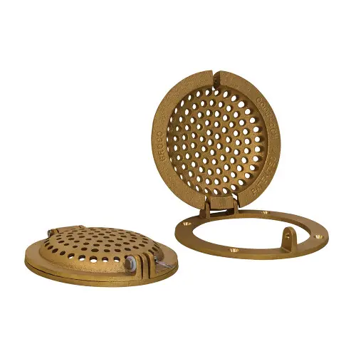GROCO Bronze Round Hull Strainer w/Access Door f/Up To 2" Thru-Hull RSC-2000 Warranty Included