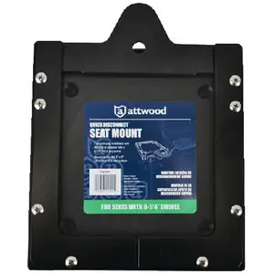 Buy Direct Attwood Marine Quick Disconnect Seat Mount 6 1/4 11602D1