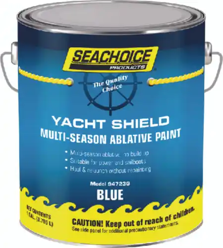 SeaChoice Boat BLUE Yacht Shield Multi-Season Antifouling Bottom Paint Gallon 94723G Trending