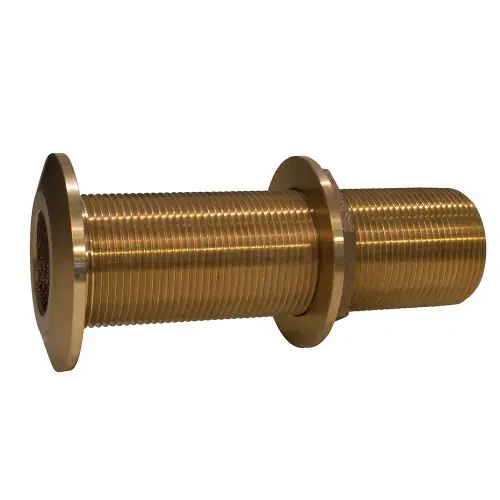 GROCO 2" Bronze Extra Long Thru-Hull Fitting w/Nut THXL-2000-W Flash Sale