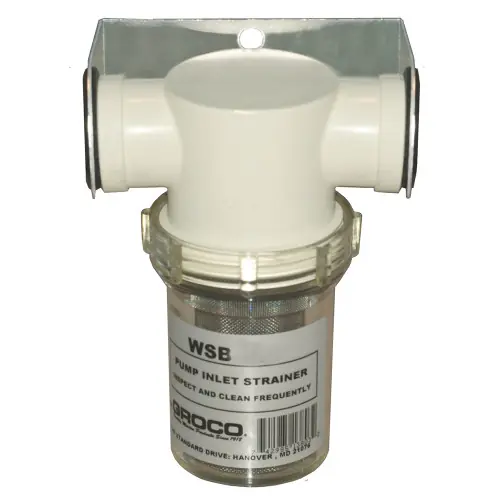 GROCO 1" Fresh Water Strainer w/Plastic Basket WSB-1000-P No Minimum Order