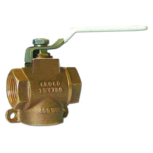 GROCO 1/2" NPT Bronze 3-Way Valve TWV-500 Place Order