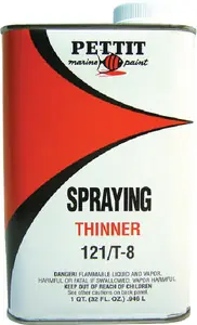 Limited Offer Pettit 121/T-8 Spraying Thinner- Quart 11212108