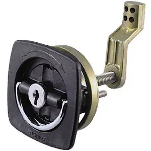 Weekend Sale Perko 2-1/2" x 2-1/2 White Flush Lock 0931Dp2Wht