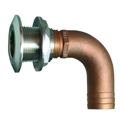 GROCO 1" 90 Degree Hose Thru-Hull Fitting HTHC-1000-S Best Price