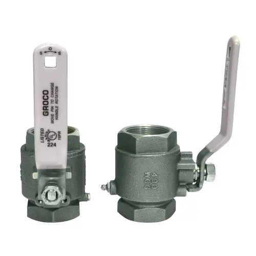 Buy Online GROCO 1" NPT Stainless Steel In-Line Ball Valve IBV-1000-S