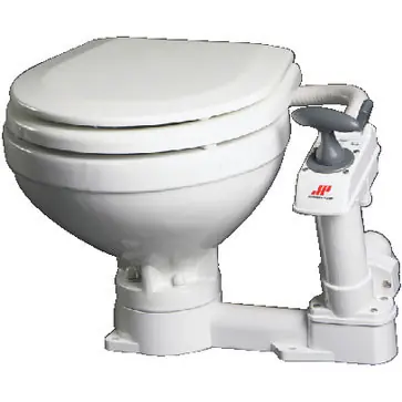 New Release Johnson Pump Compact Manual Toilet 80-47229-01