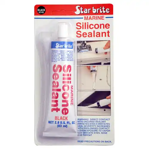 Certified Starbrite Silicone Sealant Black 100Ml 82103