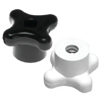 Certified Beckson Marine Knobs Black Only 2/Pk Prtb