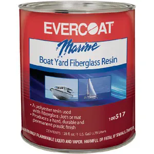 Evercoat Boat Yard Resin 5 Gallon with Wax 100519 Final Sale