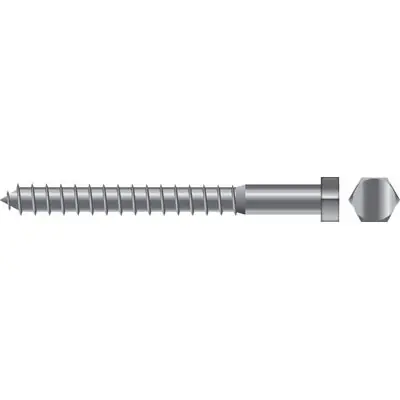 New Arrival Seachoice 1/2 x 5 Lag Screw SS 1/Bg Sc1293