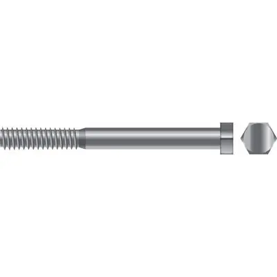 Seachoice 1/2-13 x 5 Hex Cap Screw SS 5/Bg Sc0148 Bargain