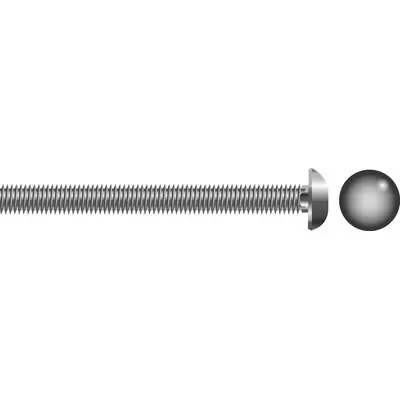 Seachoice 1/4-20 x 6 Carriage Bolt SS 10/Bg Sc1236 While Supplies Last
