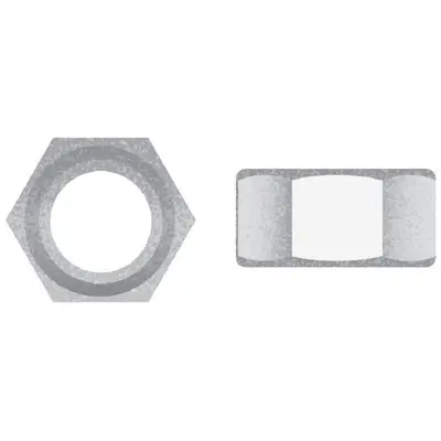 Free Shipping Seachoice 3/8-16 Hx Nut Stl H.D.G. 100/B Sc3574