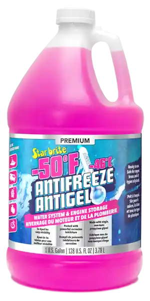 Genuine Starbrite -50°F Non Toxic Premium Boat Marine Pink Anti Freeze Antifreeze Gallon 31400