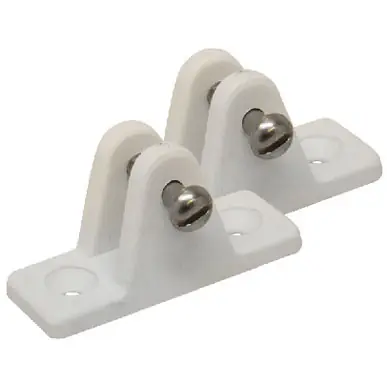 Exclusive Sea-Dog Line Large Deck Hinge/Angled (White) 273231-1