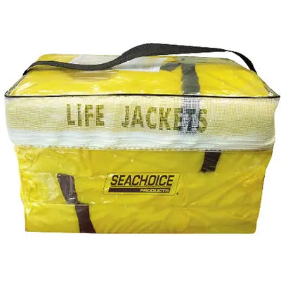 Seachoice Boat Yellow Adult Life Vest 4 Pack withBag Type II 86010 Popular