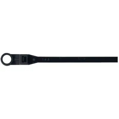 Seachoice Black Nylon Tie W/Hole 8 (25Pk) 14161 Special Offer