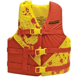 Secure Checkout Seachoice Red/Yellow Deluxe Youth Vest 24 -29 86170