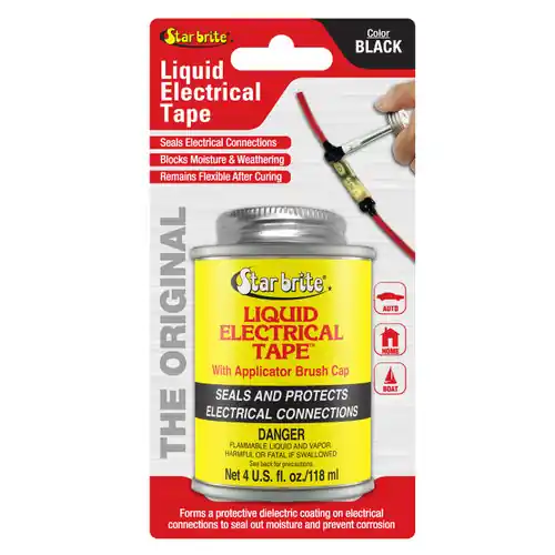 Starbrite Liquid Electric Tape Black 4 Oz 84104 Time-Limited
