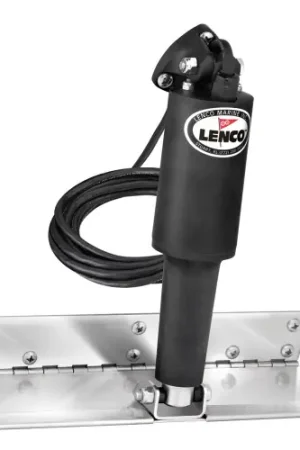Affordable Lenco 4" x 12" Limited Space Trim Tab Kit w/o Switch Kit 12VElectroPolishedStandard Actuator 15126101