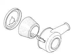 Yanmar, Air Intake Silencer, 128270-12500 Discount
