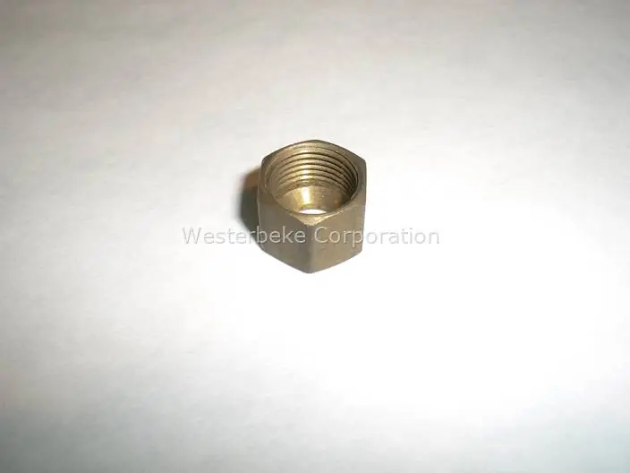 Westerbeke, Nut, compression 5/16 brass, 033097 Price Drop