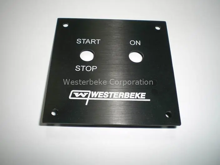 Westerbeke, Panel, plate remote ctl bcgte, 042265 Final Sale