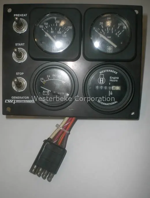 Westerbeke, Panel, genset ctl btd, bed 24v, 039522 Free Returns