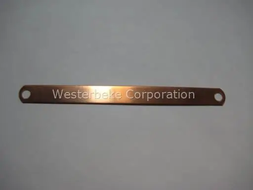 Westerbeke, Strap, copper 4-3/8lg, 033395 Certified