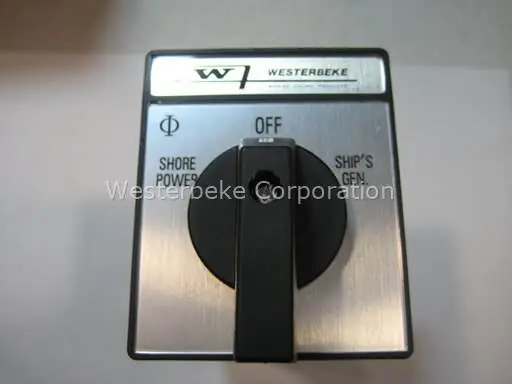 Free Shipping Westerbeke, Switch, shore 120/240vac80amp, 035196